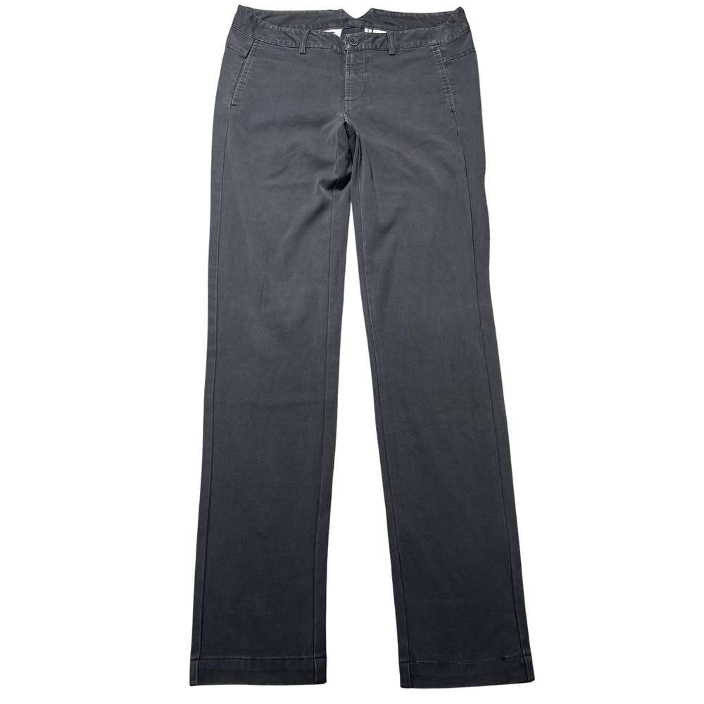 Outlier Pants Women 4 Gray 4 Way Twill Slim Chino Stretch Water Resistant Travel
